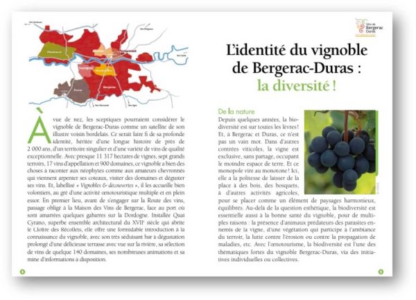 Extrait mini-magazine avec la région Périgord – Valorisation de la gastronomie et des vins du territoire