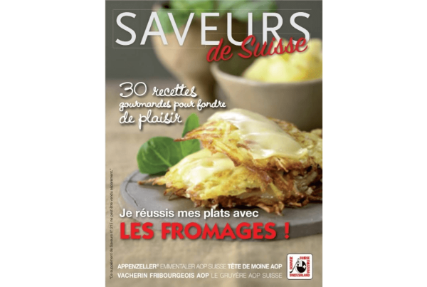 Mini-magazine de 68 pages avec les Fromages Suisses – Découvrir et augmenter la notoriété des fromages Suisses